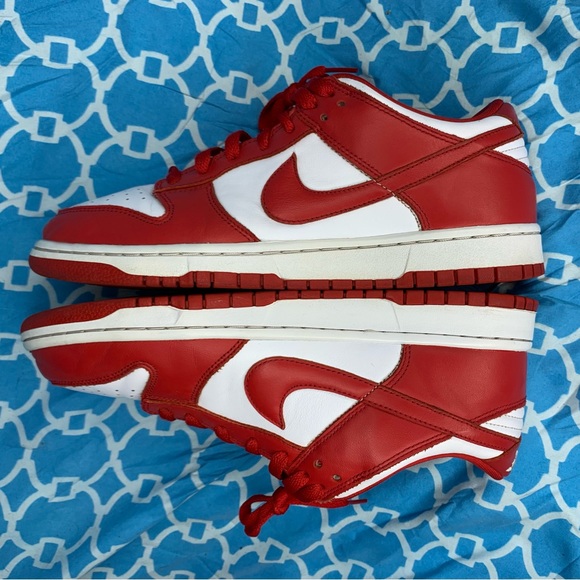 Nike Men’s size 9.5 dunk low retro SP St. John’s red white vintage sneakers rare - Picture 7 of 11